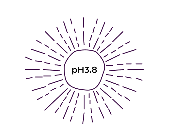 Restore and bufferpH 3.8